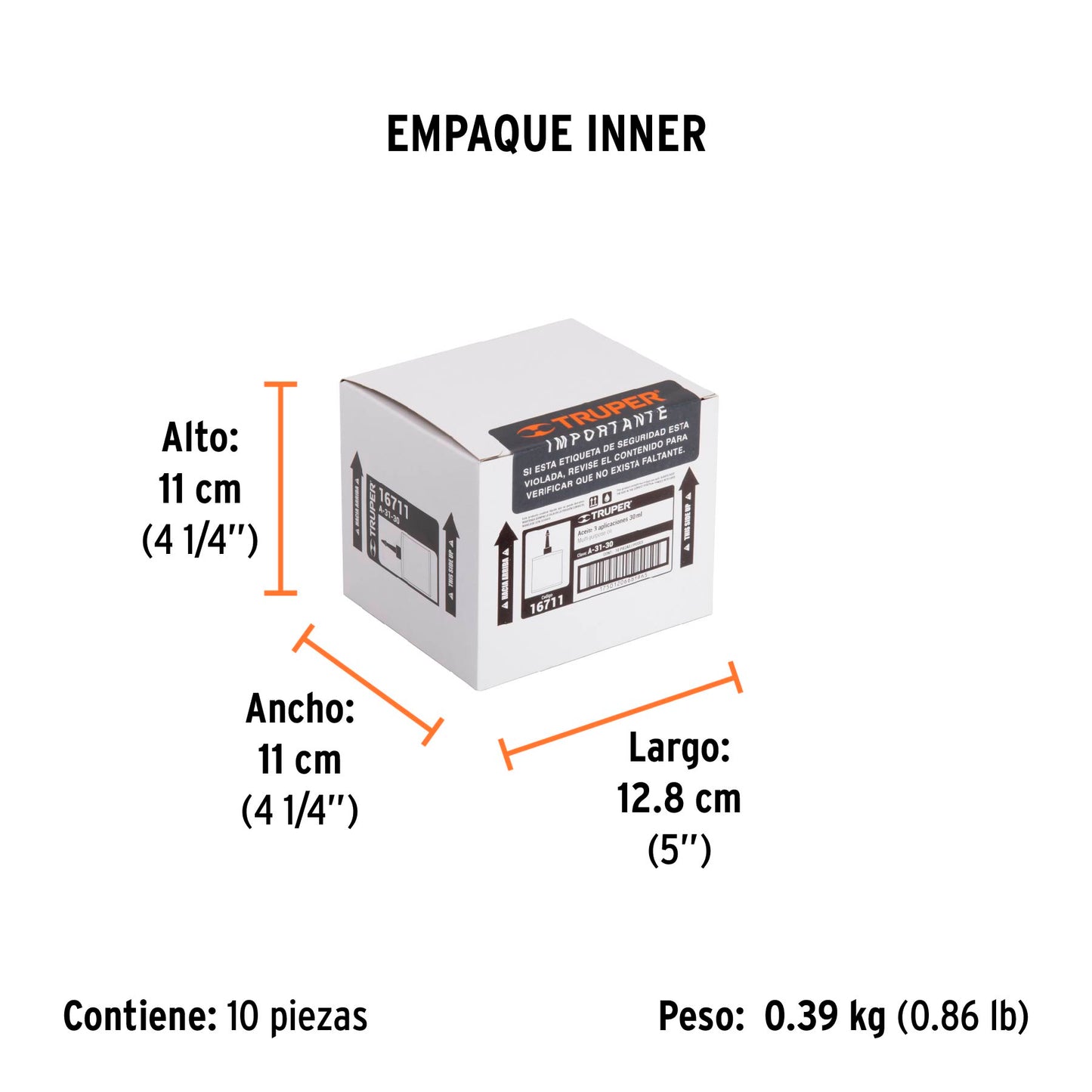 Aceite Multiuso Truper Cod 16711 A-31-30, 30ml (1oz)