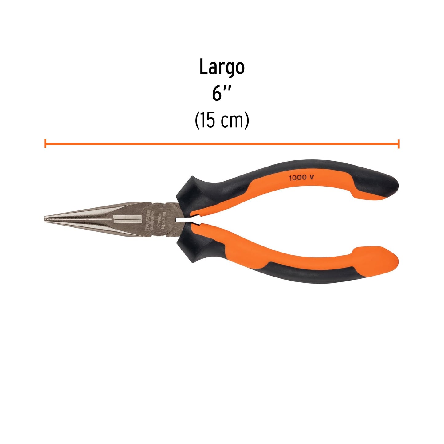 Pinza punta y corte 6" Truper Expert Cod 17334 T203-6X Comfort Grip