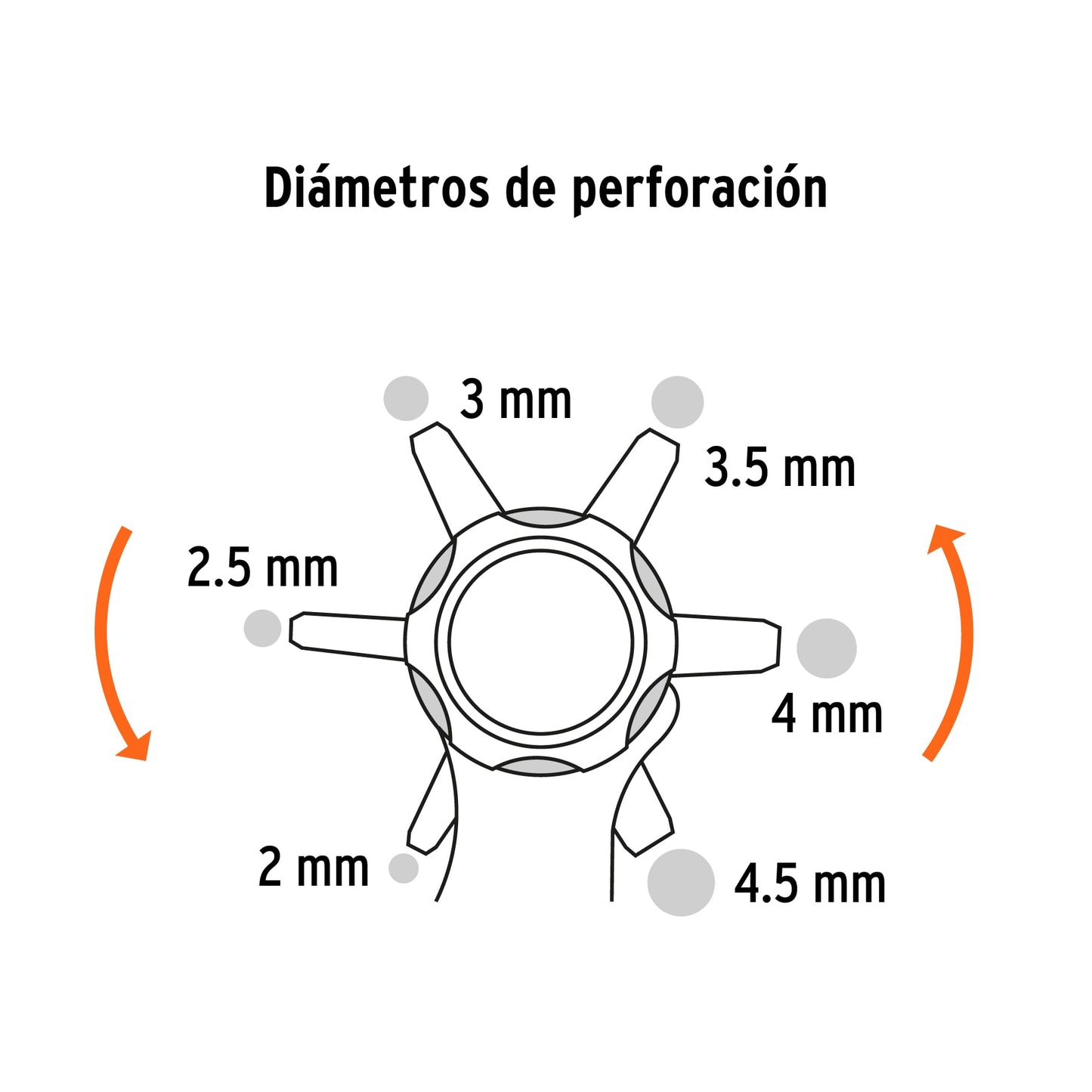 Pinza sacabocados 9" Truper Cod 17340 PSA-9 mango de PVC