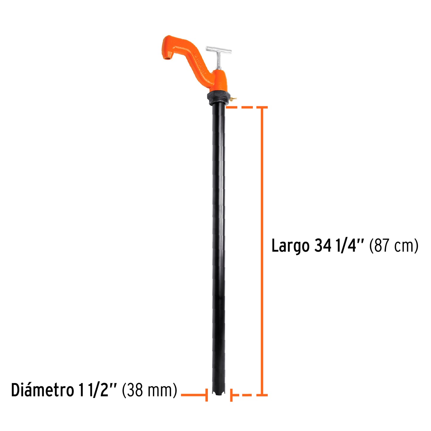Bomba extractora Truper Cod 16853 BOMEX-35 para solventes con manija tipo "T"