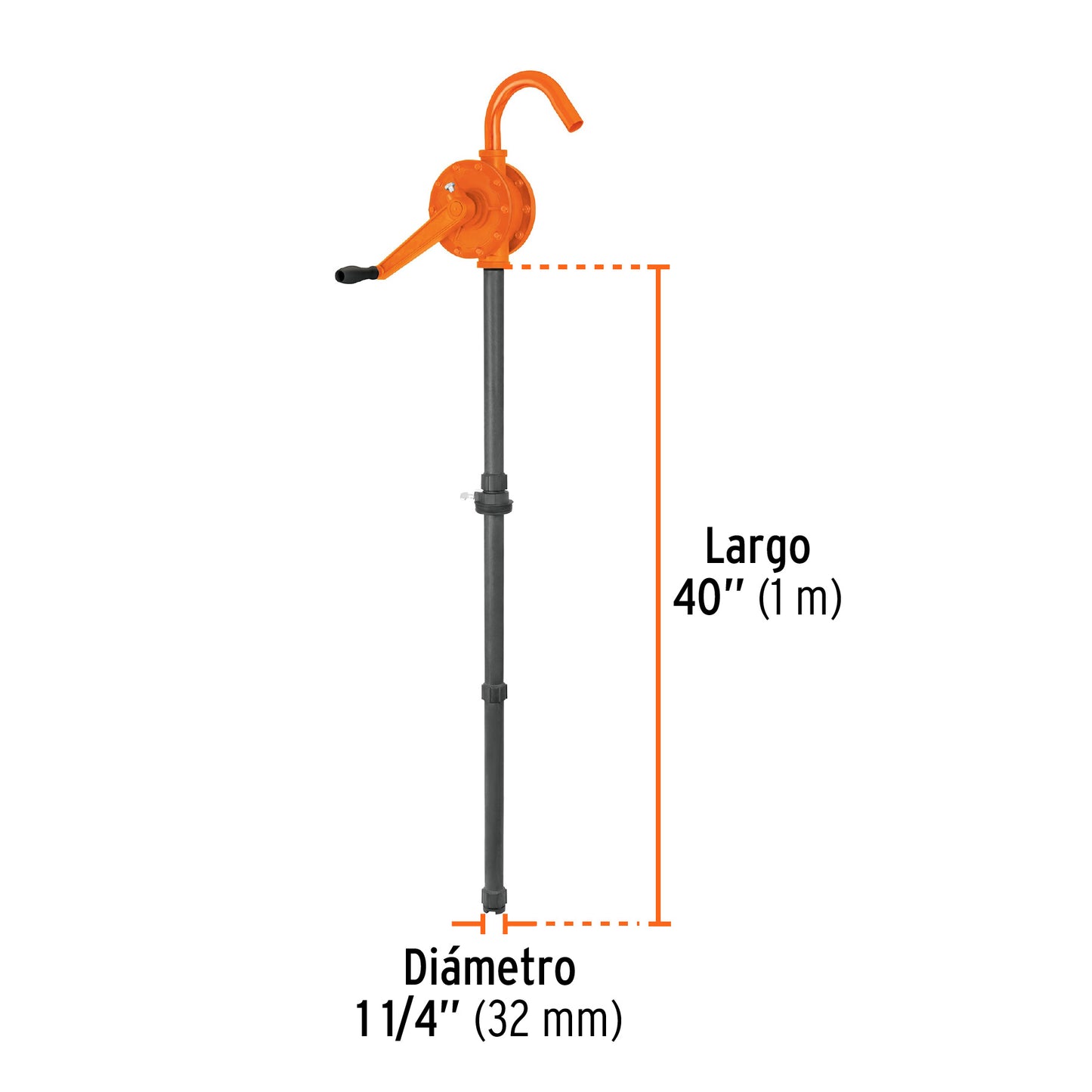 Bomba extractora Truper Cod 16856 BOMEX-28 para ácidos con manivela