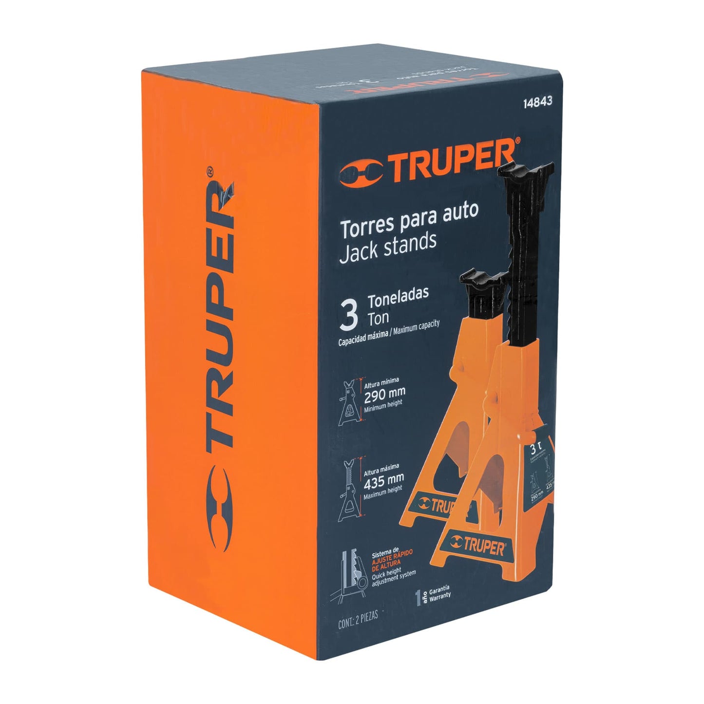 Caballetes Truper Cod 14843 TORAU-3 de 3 ton para Auto