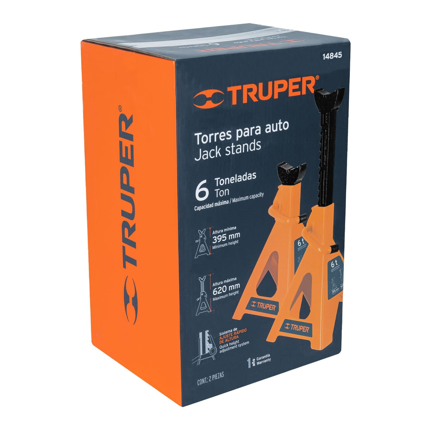 Caballetes Truper Cod 14845 TORAU-6 de 6 ton para Auto