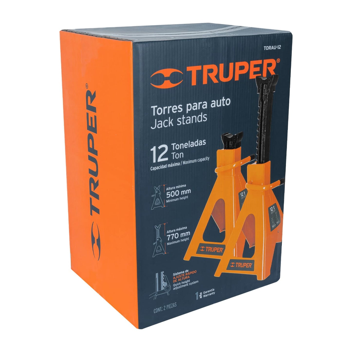 Caballetes Truper Cod 14847 TORAU-12 de 12 ton para Auto
