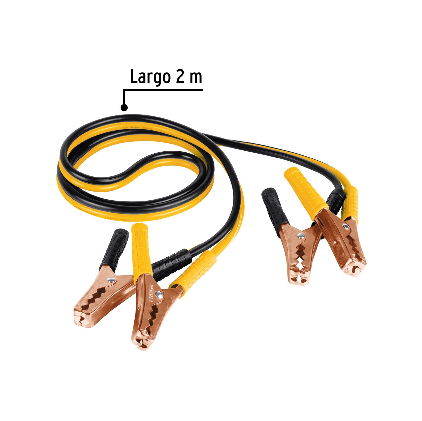 Cable pasa corriente 2m Pretul Cod 22807 CAP-2010P 125 A 10 AWG