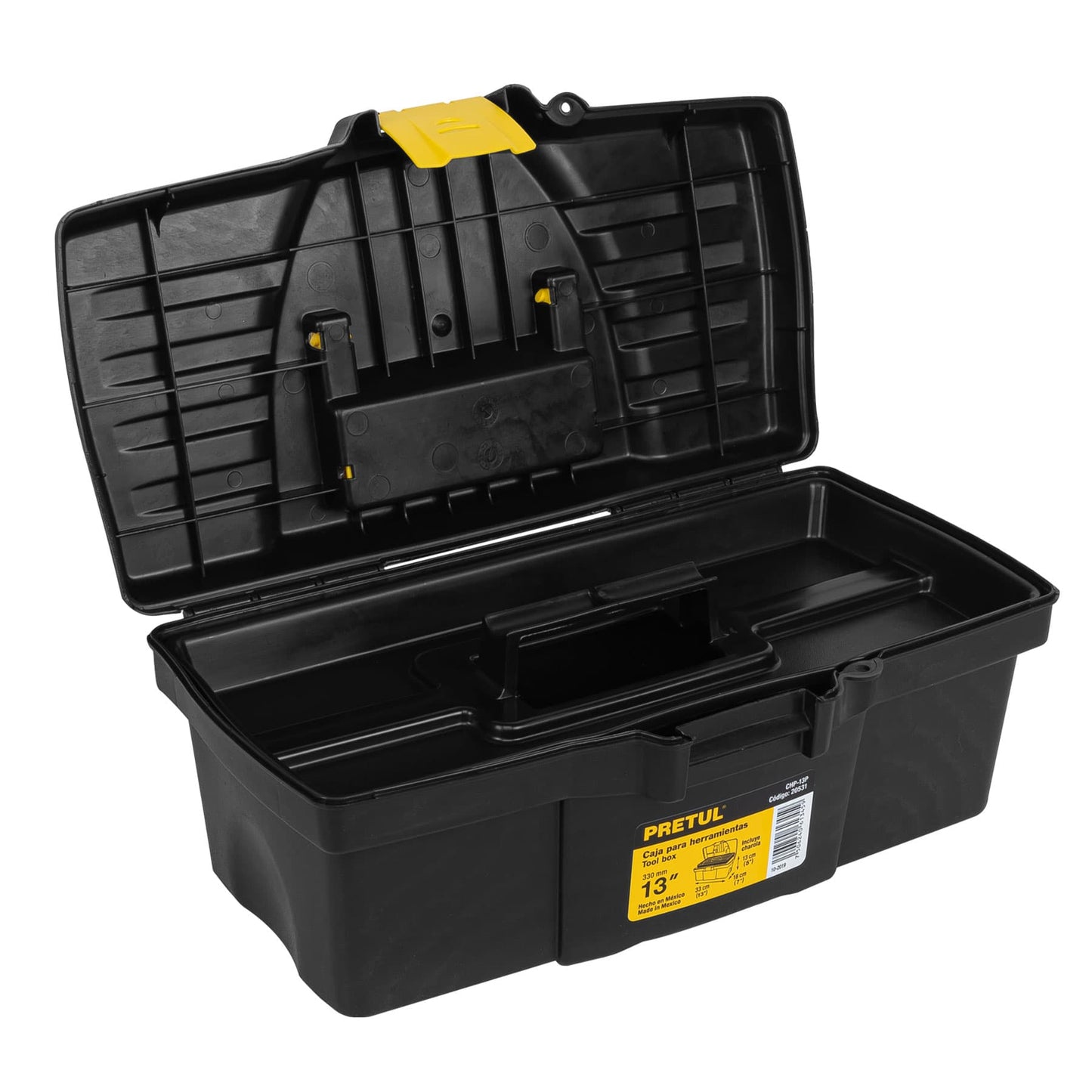 Caja de herramientas Pretul Cod 20531 CHP-13P de 13" sin compartimiento