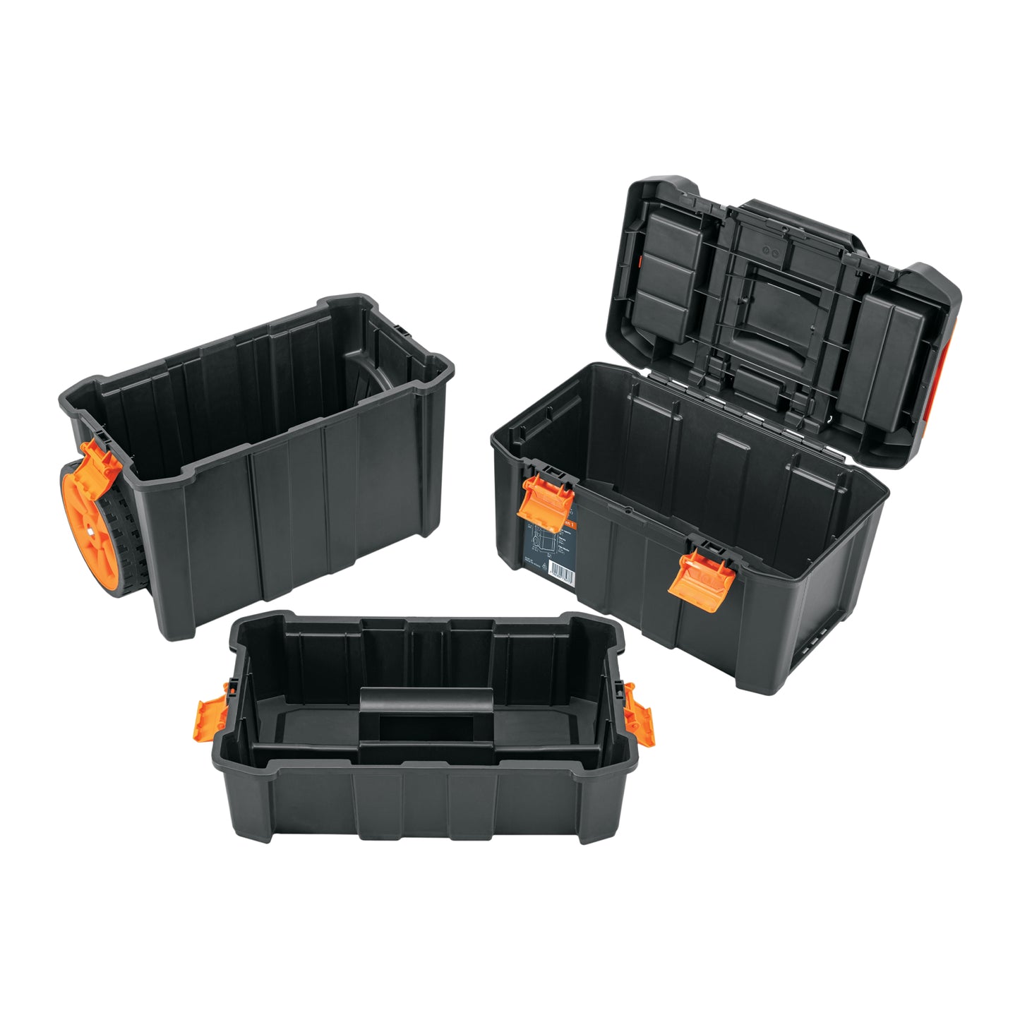 Caja de herramientas Truper Cod 102644 CHP-1925R de 19"x25", 3 en 1 desmontable con ruedas