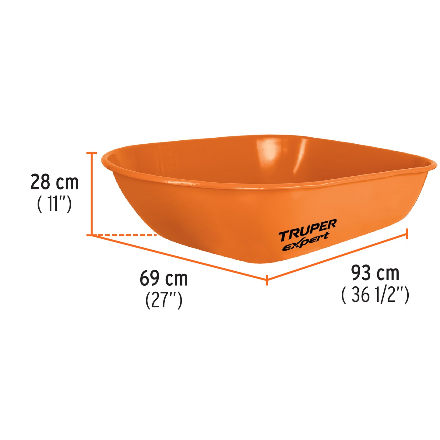 Carretilla 5.5 ft³ Truper Expert Cod 100416 CAT-50X Super reforzada Imponchable bastidor tubular