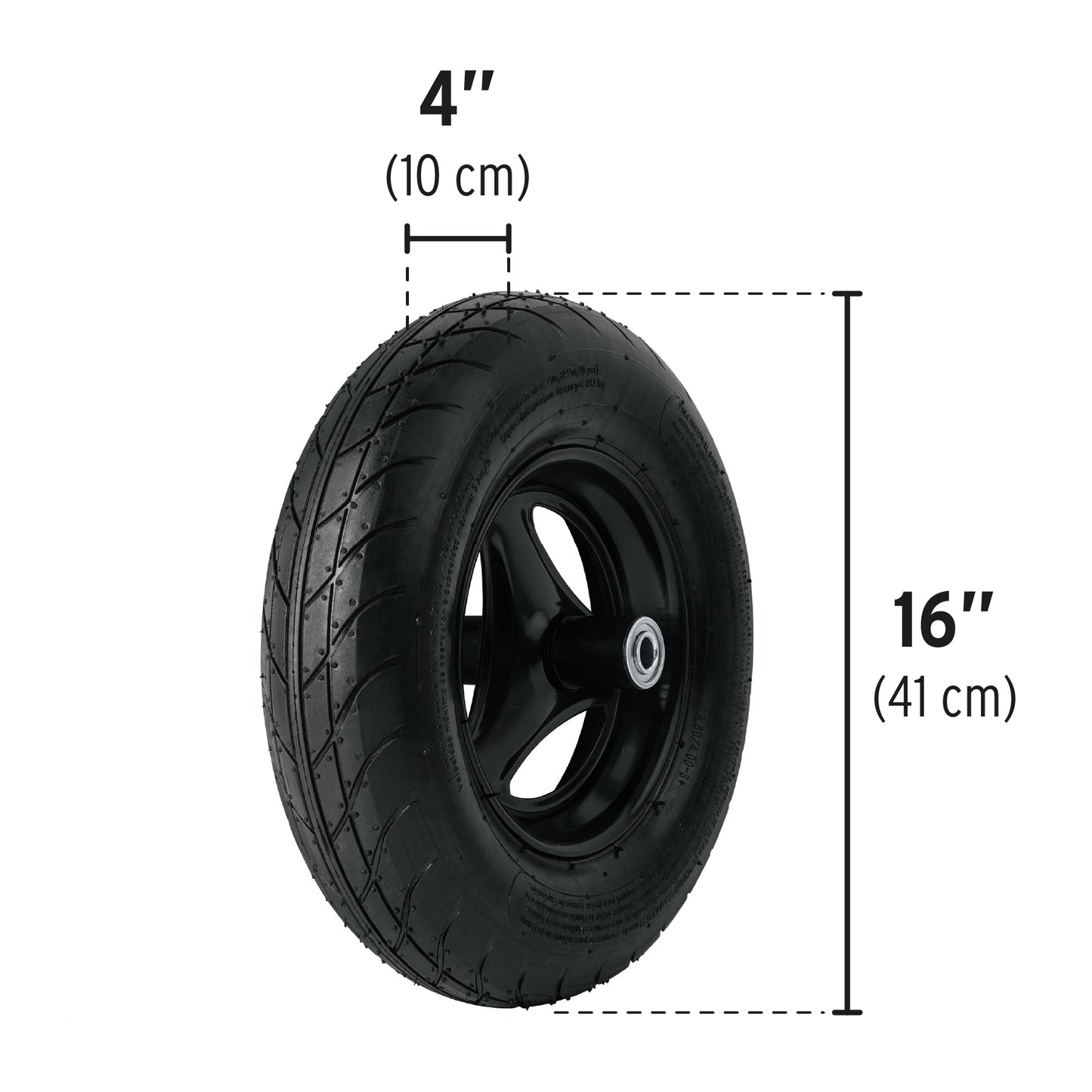 Carretilla 8 ft3 Truper Cod 11250 CAR-82 Doble Llanta Bastidores de Acero