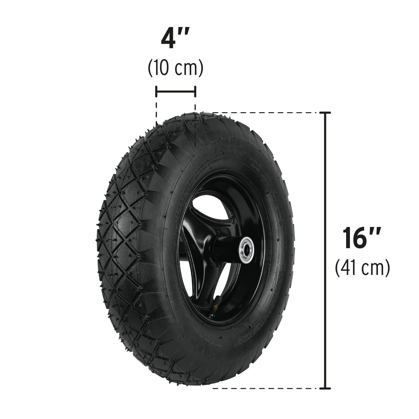 Carretilla 5 ft3 Pretul Cod 22703 TP-5N Concha Plástica Neumática Bastidor Tubular