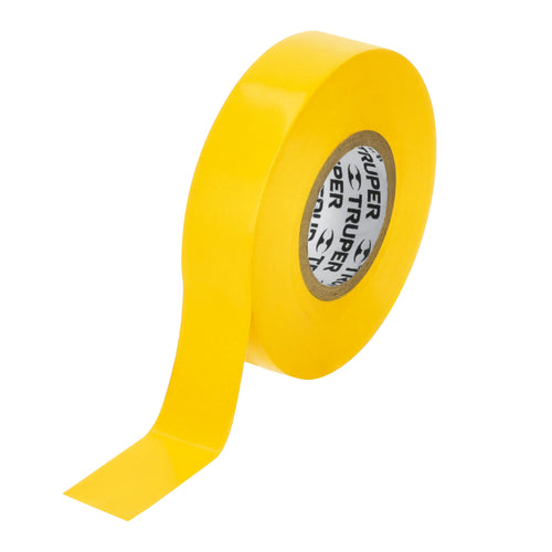Cinta Aislante amarillo Truper Cod 12503 M-33A de 18 m x 19 mm