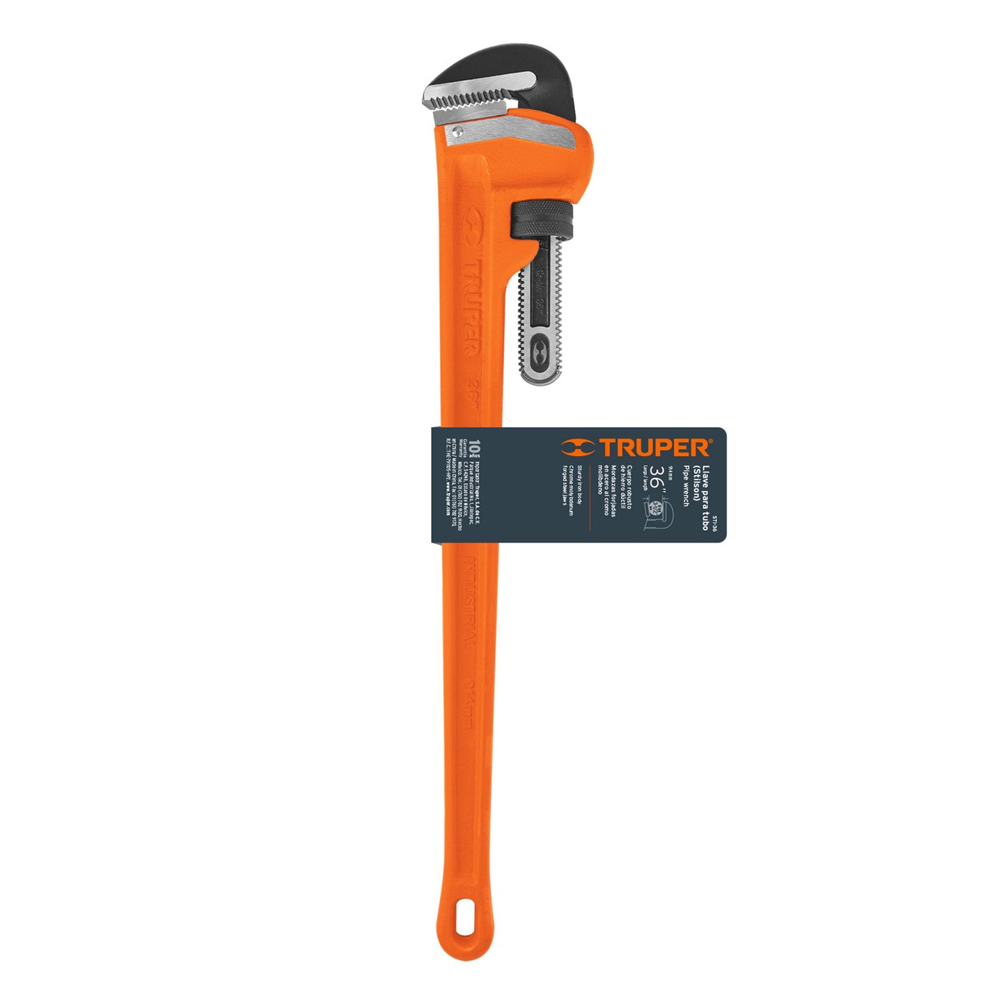 Llave stilson 36" Truper Cod 15841 STI-36 cuerpo robusto de hierro dúctil