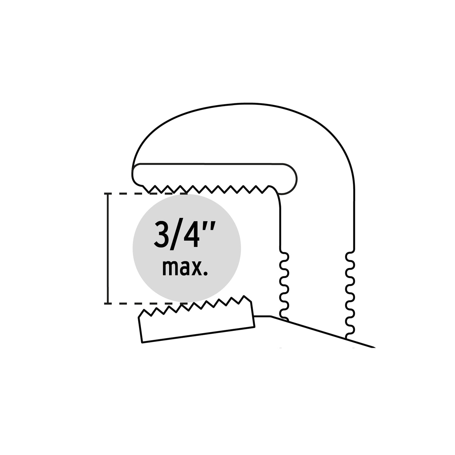 Llave stilson 8" Pretul Cod 22010 STI-8P cuerpo de hierro maleable