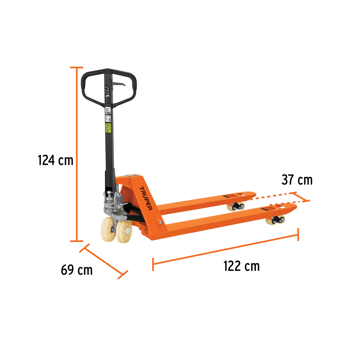 Pato de carga Truper Cod 15083 PAT-3NY Cap 3 Toneladas
