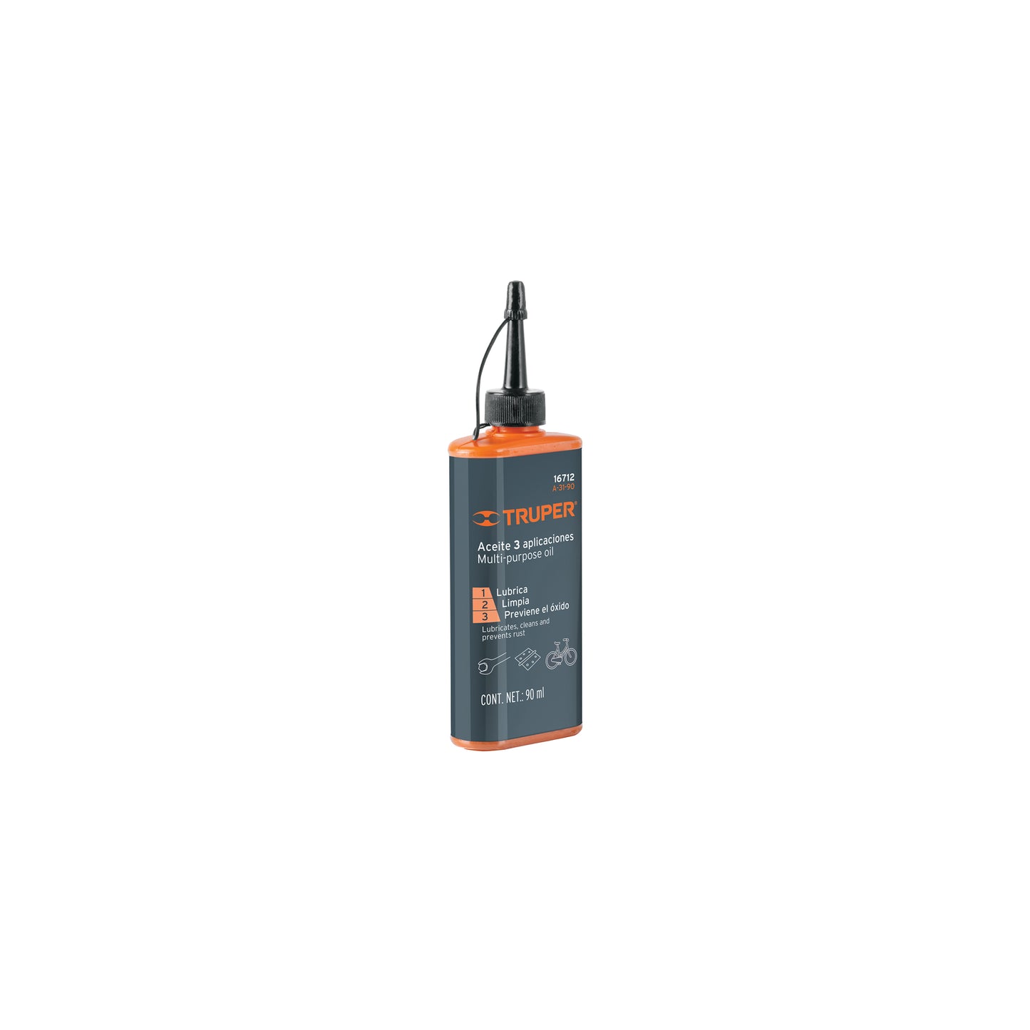 Aceite Multiuso Truper Cod 16712 A-31-90, 90ml (3oz)