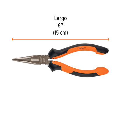 Pinza punta y corte 6" Truper Expert Cod 17334 T203-6X Comfort Grip
