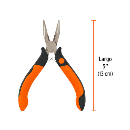 Mini pinza de punta y corte Truper Cod 17366 PM-PU4 5" mango Comfort Grip