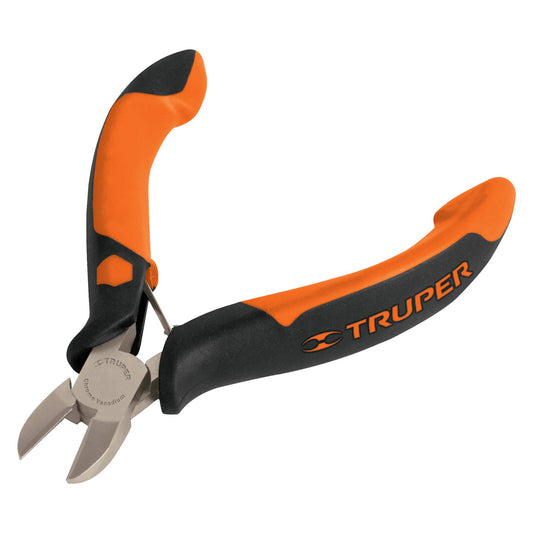 Mini pinza de corte diagonal Truper Cod 17367 PM-CD4 4" mango Comfort Grip