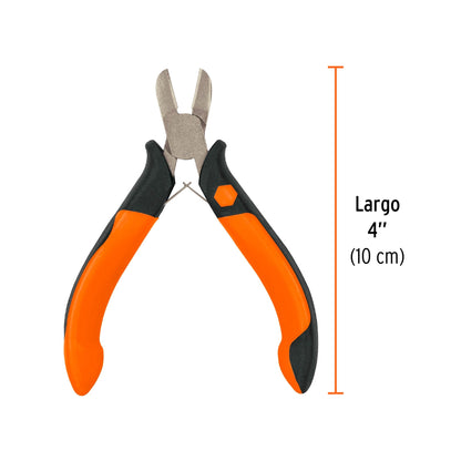 Mini pinza de corte diagonal Truper Cod 17367 PM-CD4 4" mango Comfort Grip