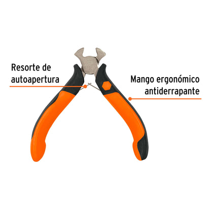 Mini pinza tipo tenaza Truper Cod 17368 PM-TN4 4" mango Comfort Grip