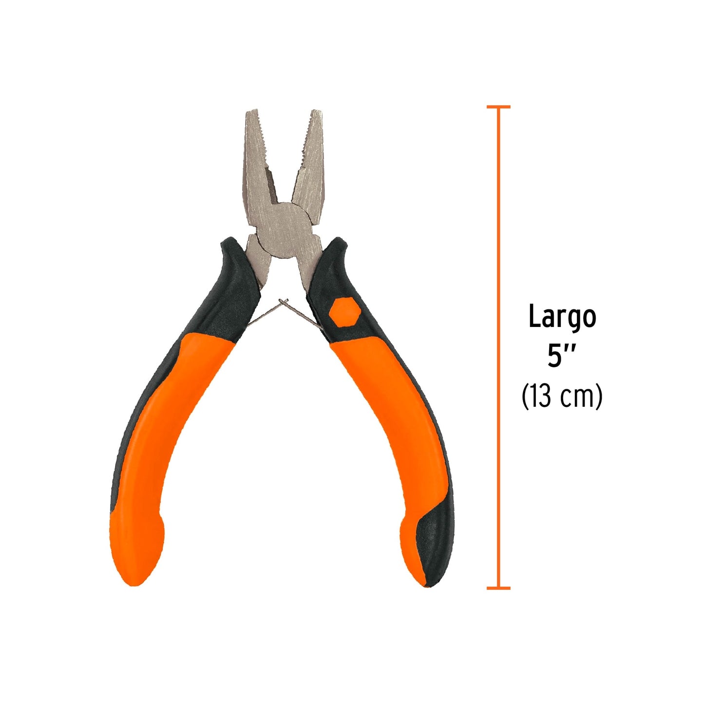 Mini pinza para electricista Truper Cod 17371 PM-PE4 5" mango Comfort Grip