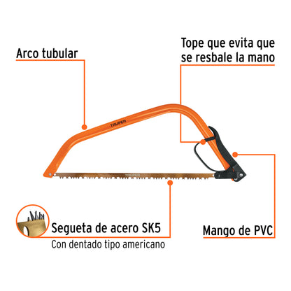 Arco jardinero tubular de 21 truper Cod 10254 AJT-21
