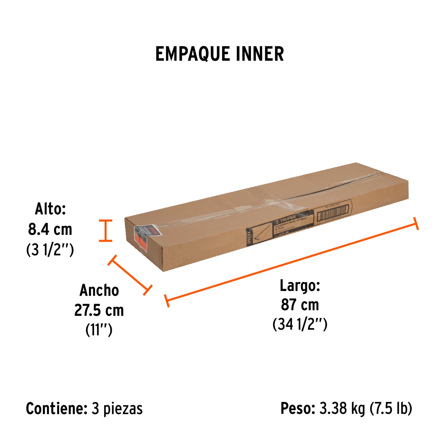 Arco jardinero tubular de 30 truper Cod 10260 AJT-30