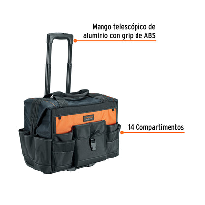 Maleta portaherramientas Truper Expert Cod 101902 MALE-22R, con ruedas