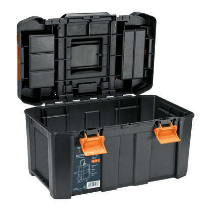 Caja de herramientas Truper Cod 102644 CHP-1925R de 19"x25", 3 en 1 desmontable con ruedas
