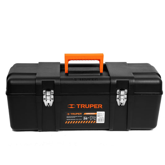 Caja de herramientas Truper Cod 19882 CHP-26X, de 26" industrial, broches metálicos