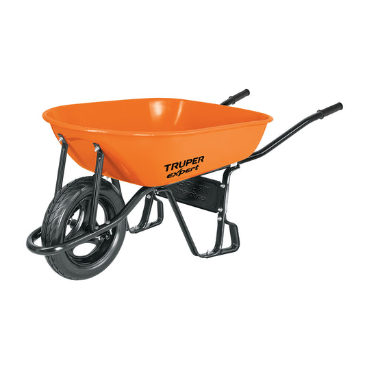 Carretilla 5.5 ft³ Truper Expert Cod 100416 CAT-50X Super reforzada Imponchable bastidor tubular