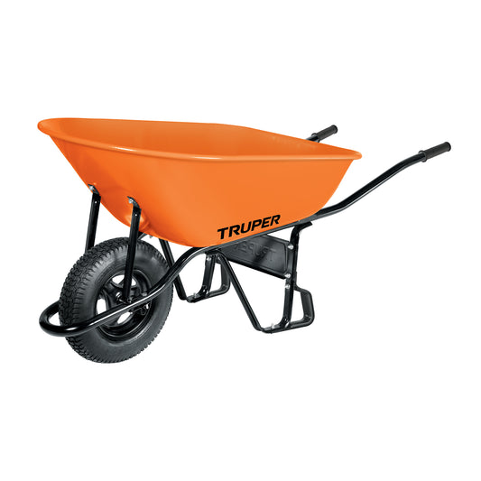 Carretilla 8 ft3 Truper Cod 11249 CAR-81 Neumática Bastidor Tubular