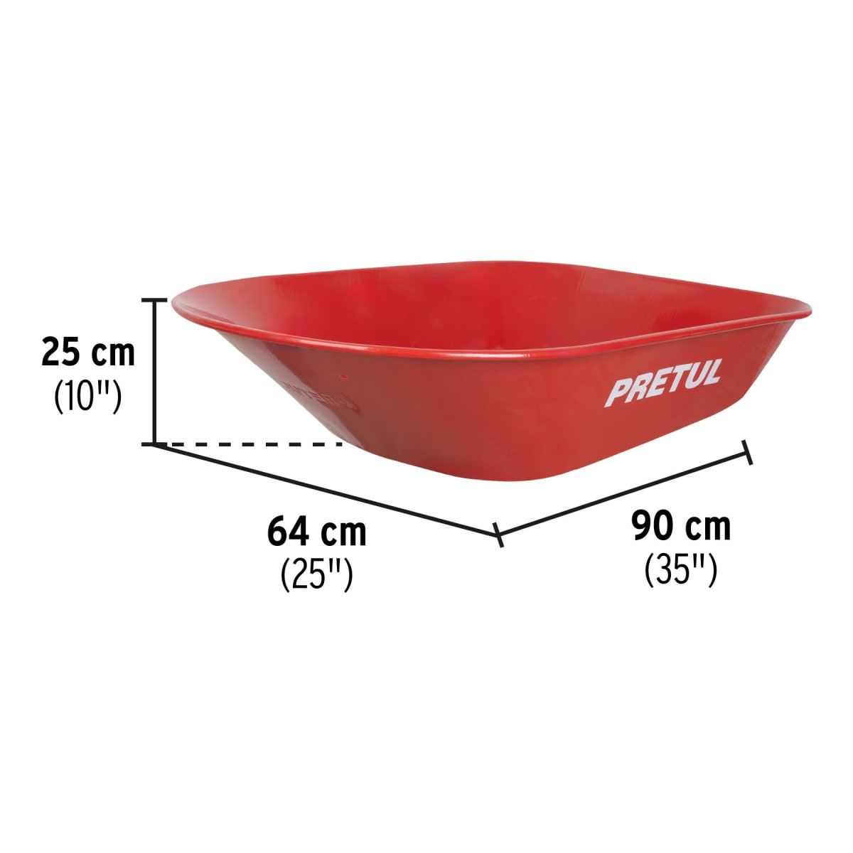 Carretilla 5 ft3 pretul Cod 26025 CAP-5NP bastidor tubular