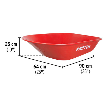 Carretilla 5 ft3 pretul Cod 26025 CAP-5NP bastidor tubular