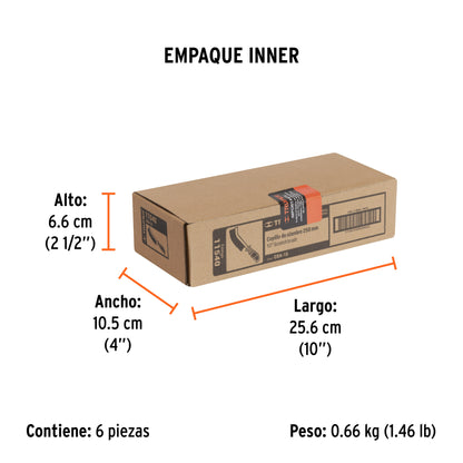 Cepillo Curvo anti-chispa Truper Cod 11540 CEA-10 alambre ondulado