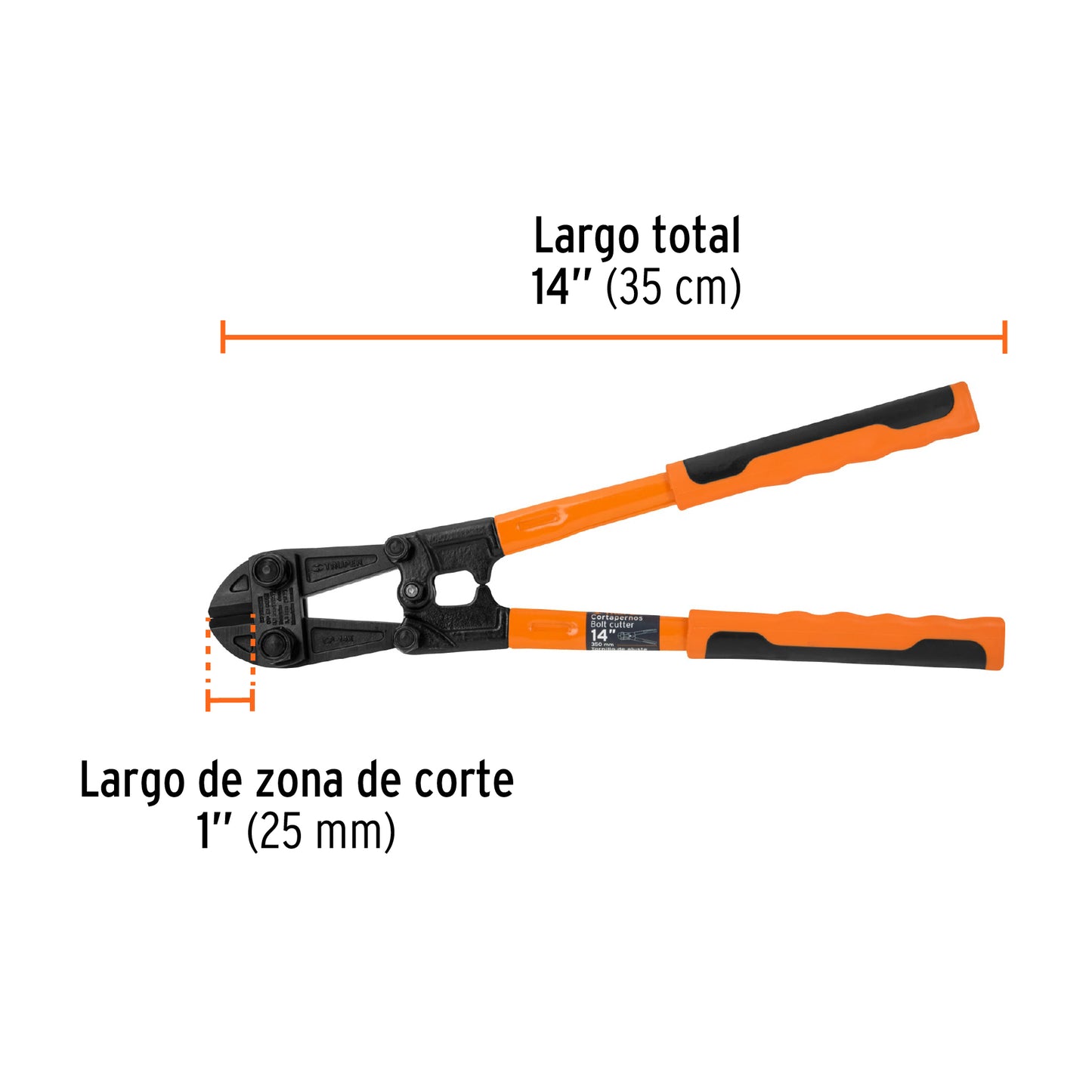 Cortapernos 14" Truper Cod 12831 CP-14X profesional