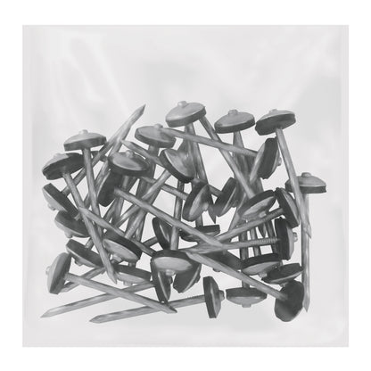 Clavo calamina BWG 9x2.5" c/arandela Truper Cod 103397 CLCA-9X25A caja con 25 kg