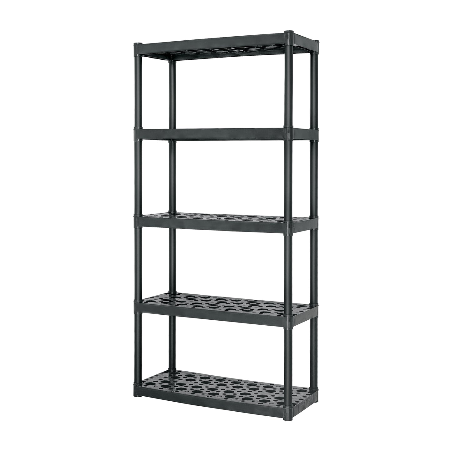 Estante Plástico 5 repisas Truper Cod 19943 EST-5 uso rudo Cap. 70 kg 185x43x91