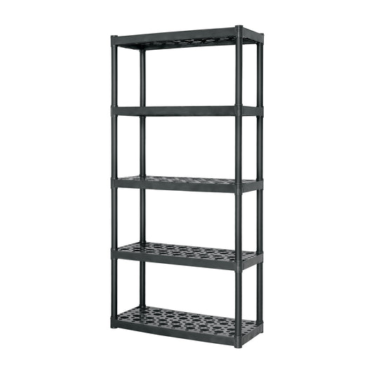 Estante Plástico 5 repisas Truper Cod 19943 EST-5 uso rudo Cap. 70 kg 185x43x91