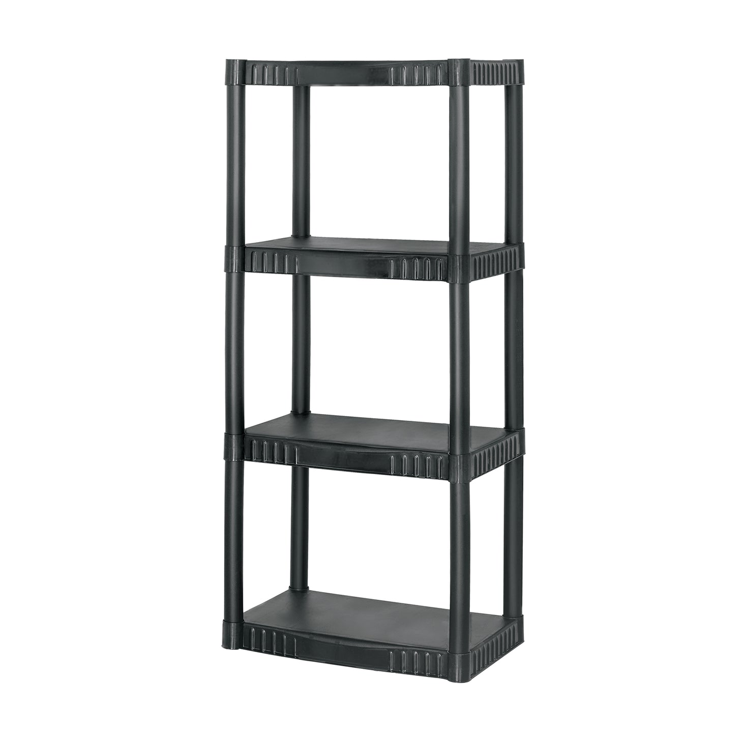 Estante Plástico 4 repisas Pretul Cod 25075 EST-4P Cap. 27 kg 123x36x56