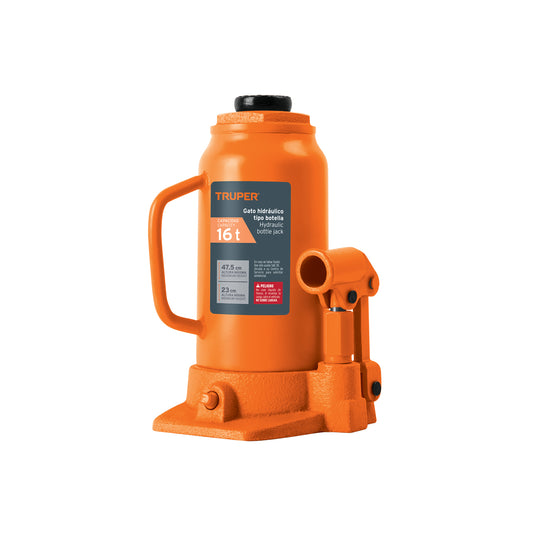 Gato Hidráulico botella Truper Cod 14820 GAT-16 de 16 Ton