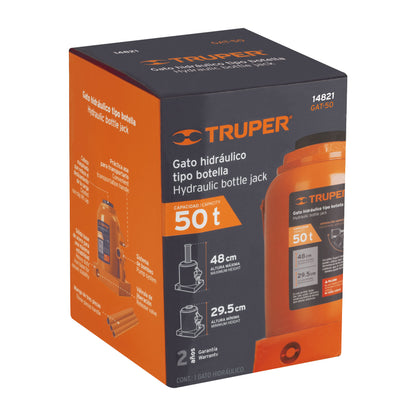 Gato Hidráulico botella Truper Cod 14821 GAT-50 50 ton