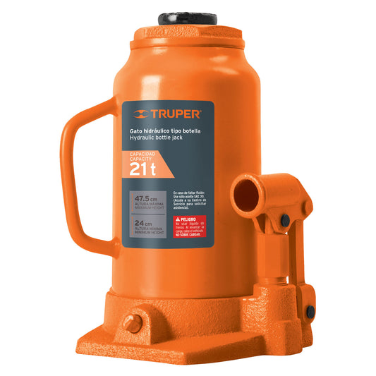 Gato Hidráulico botella Truper Cod 14822 GAT-20 de 21 Ton