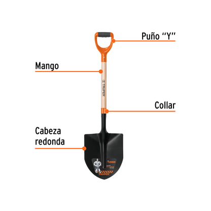 Pala lampa cuchara Truper Cod 10000 PC-PE Perú