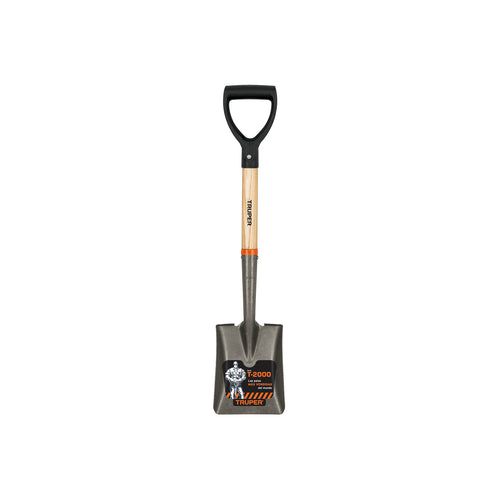 Pala cajuelera cuadrada Truper Cod 17194 TR-BYC puño D mango de madera