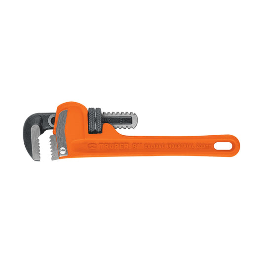 Llave stilson 8" Truper Cod 15835 STI-8 cuerpo robusto de hierro dúctil