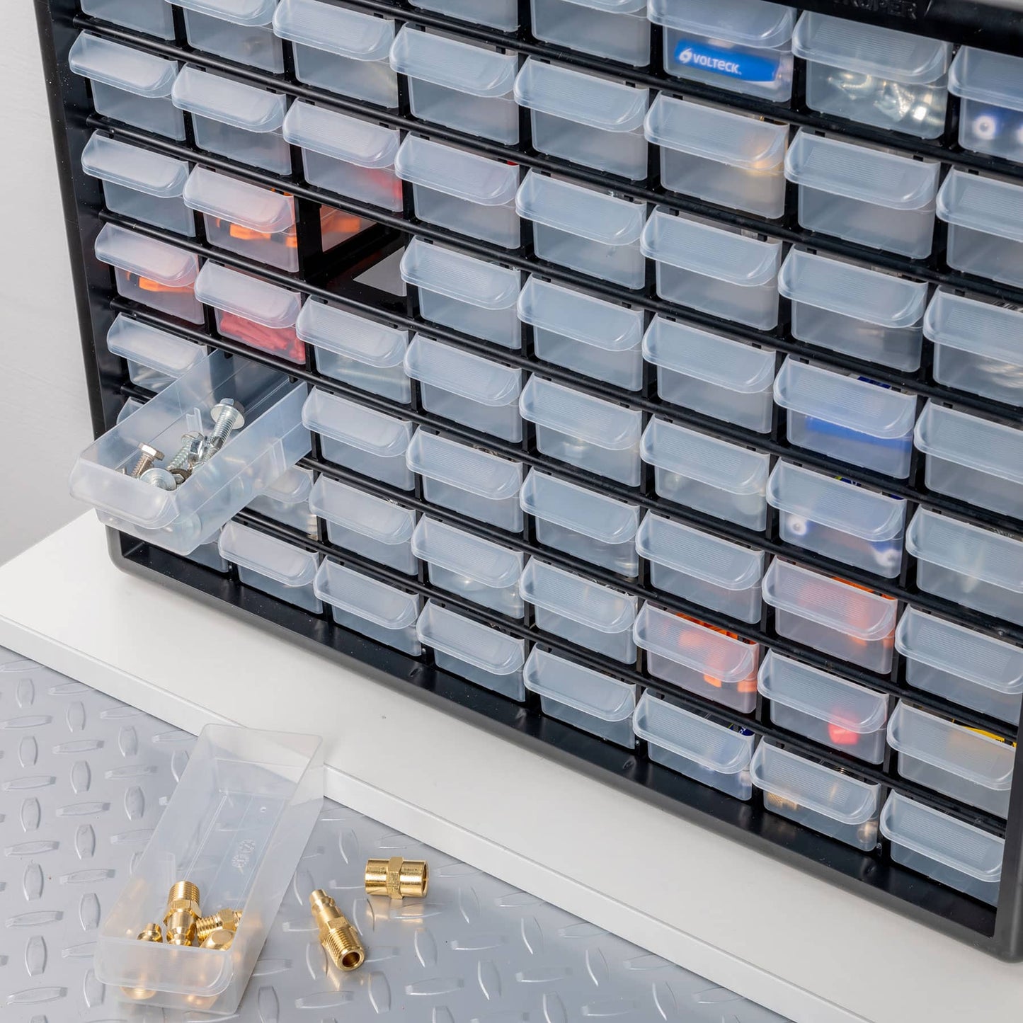 Organizador con 64 gavetas Truper Cod 10895 ORG-64