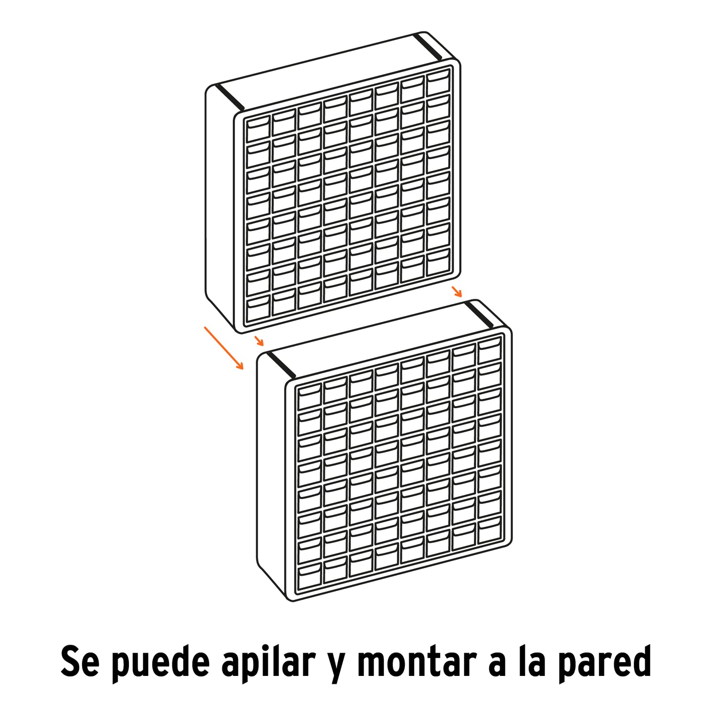 Organizador con 64 gavetas Truper Cod 10895 ORG-64