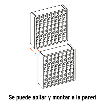 Organizador con 64 gavetas Truper Cod 10895 ORG-64