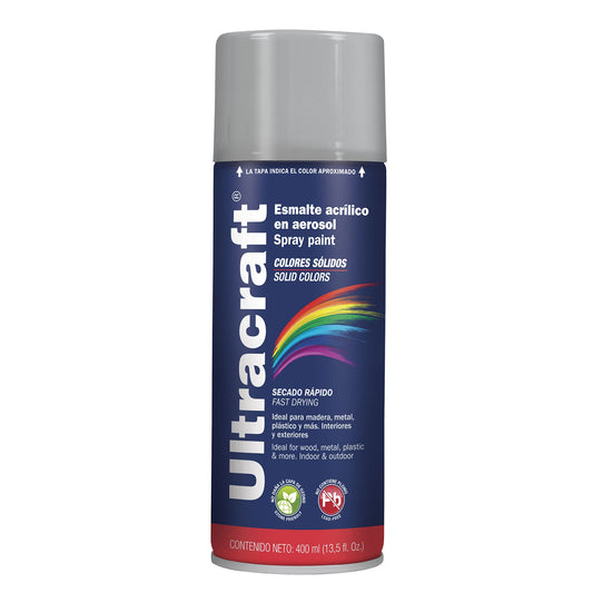 Pintura en aerosol Ultracraft Cod 40023 PA-SI-U plata Ultra